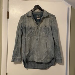 🌟 Madewell Pullover Denim Shirt